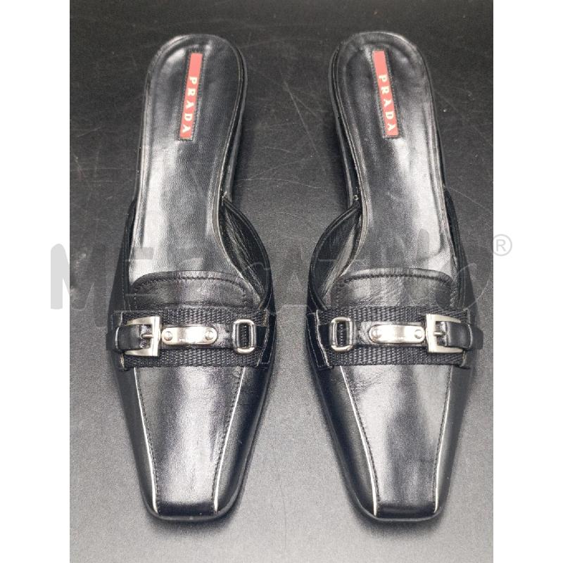 SABOT PRADA NERI CON FIBBIE | Mercatino dell'Usato Torino nizza 2