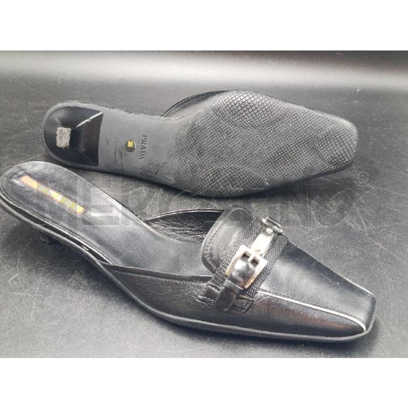 SABOT PRADA NERI CON FIBBIE | Mercatino dell'Usato Torino nizza 3