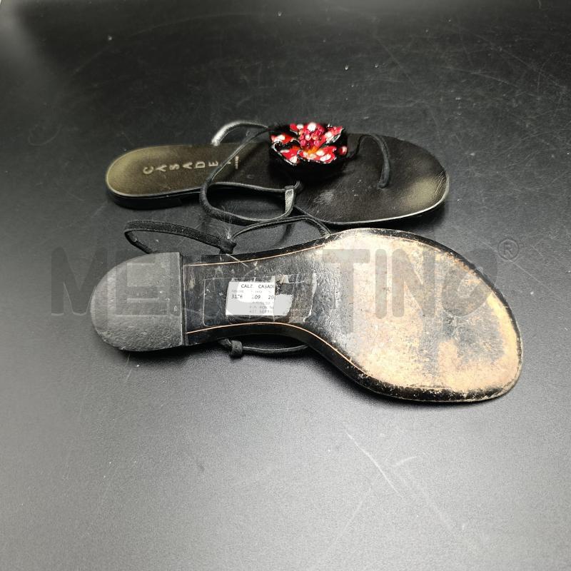 SANDALI DONNA CASADEI CON CRISTALLI | Mercatino dell'Usato Torino nizza 3