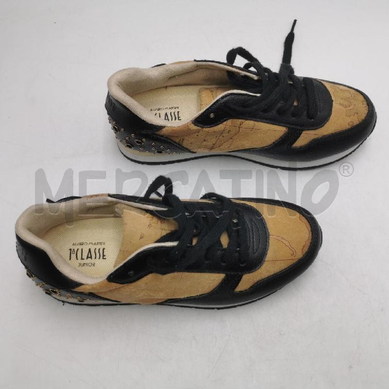 SCARPE DONNA ALVIERO MARTINI NERA E BEIGE | Mercatino dell'Usato Torino nizza 2