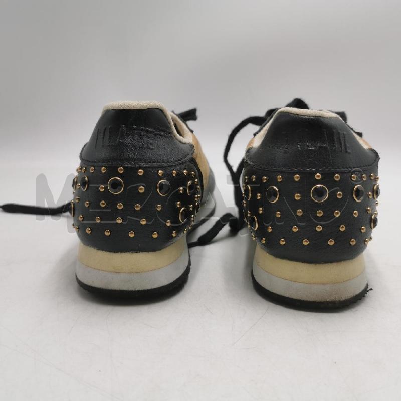 SCARPE DONNA ALVIERO MARTINI NERA E BEIGE | Mercatino dell'Usato Torino nizza 3