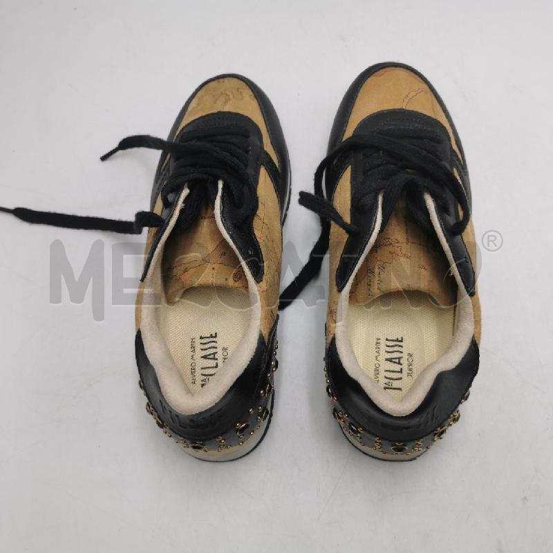 SCARPE DONNA ALVIERO MARTINI NERA E BEIGE | Mercatino dell'Usato Torino nizza 4