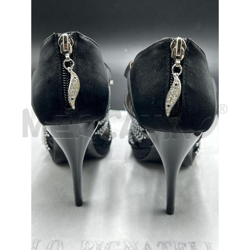 SCARPE DONNA CARLO PIGNATELLI CON TACCO E STRASS | Mercatino dell'Usato Torino nizza 3