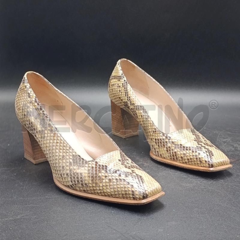 SCARPE DONNA CON TACCO PITONE  | Mercatino dell'Usato Torino nizza 3