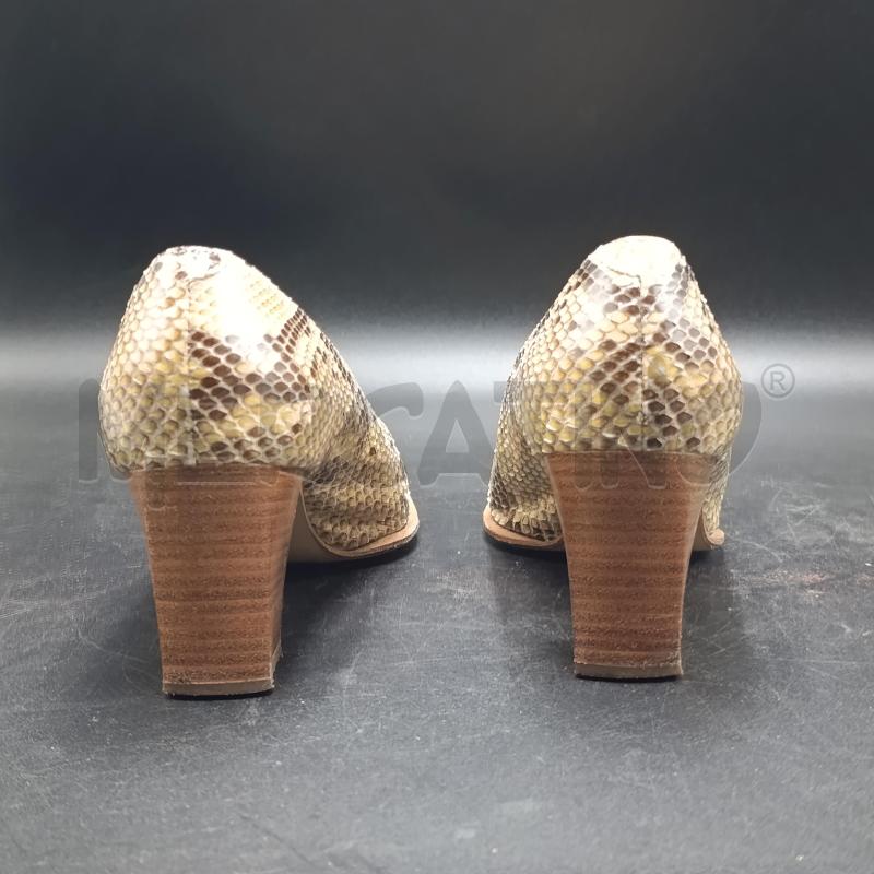 SCARPE DONNA CON TACCO PITONE  | Mercatino dell'Usato Torino nizza 4