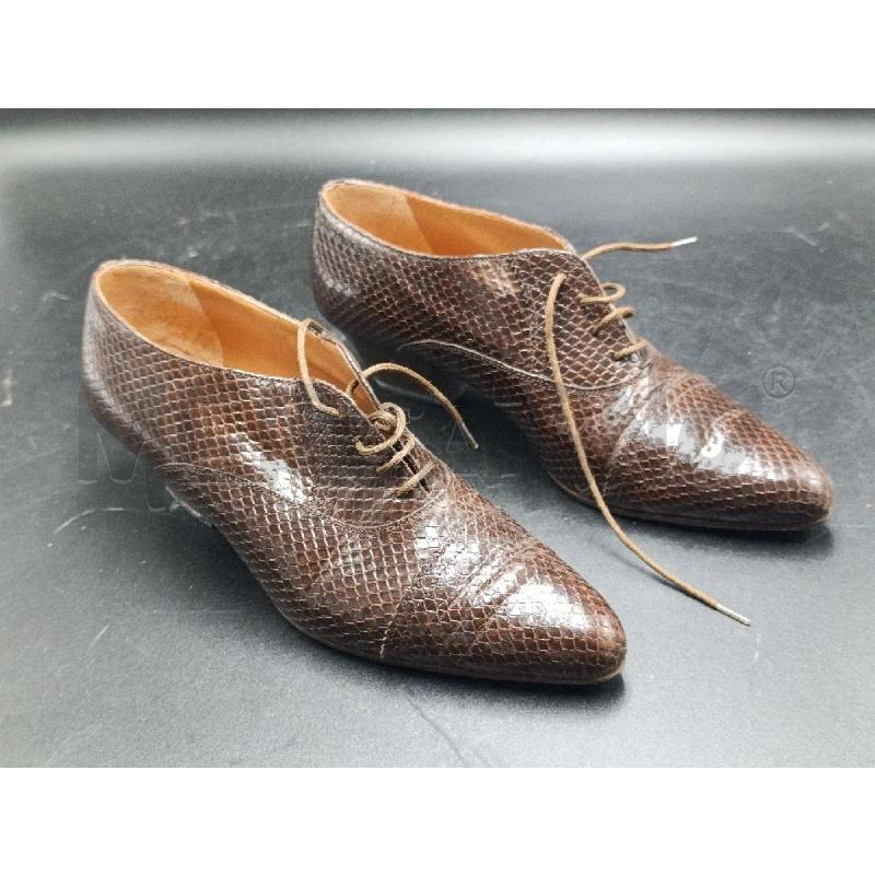 SCARPE DONNA EMPORIO ARMANI MARRONI PITTONE  | Mercatino dell'Usato Torino nizza 1