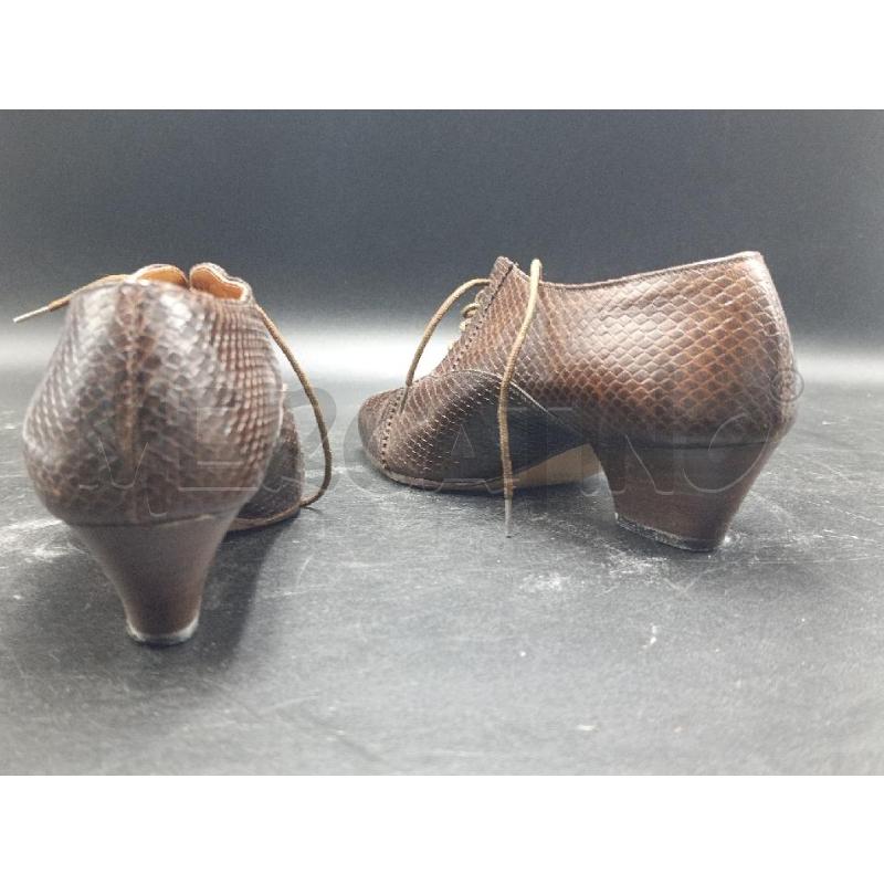 SCARPE DONNA EMPORIO ARMANI MARRONI PITTONE  | Mercatino dell'Usato Torino nizza 4
