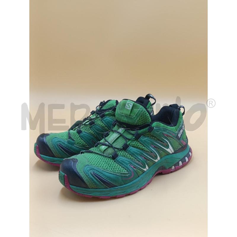 SCARPE DONNA SALOMON VERDE XA 3D ULTRA 2 | Mercatino dell'Usato Torino nizza 1