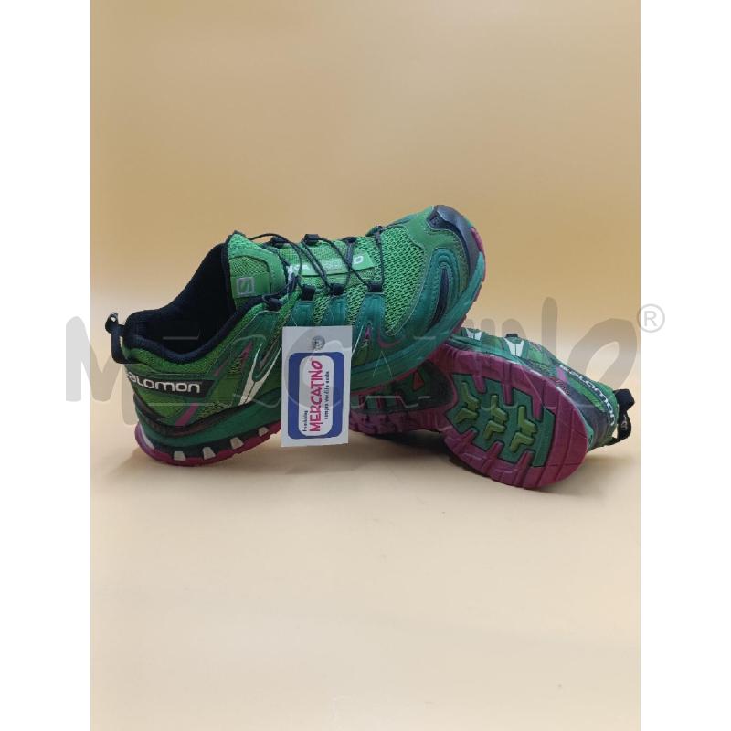 SCARPE DONNA SALOMON VERDE XA 3D ULTRA 2 | Mercatino dell'Usato Torino nizza 3