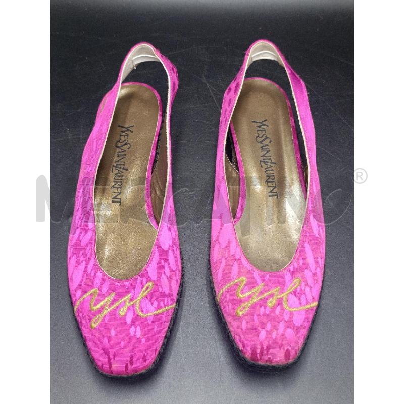 SCARPE DONNA YVES SAINT LAURENT FUCSIA | Mercatino dell'Usato Torino nizza 2
