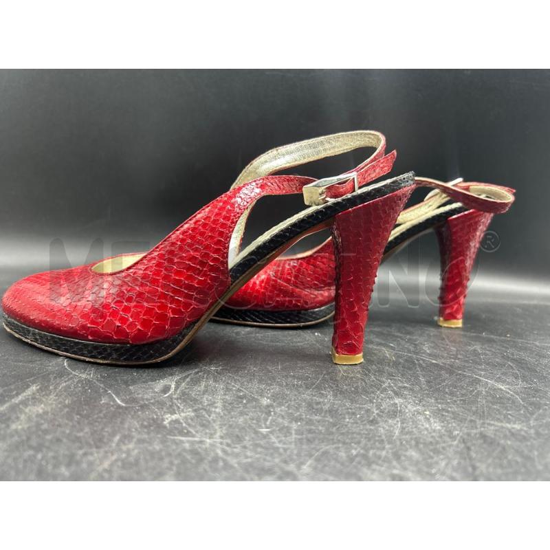 SCARPE DONNA  ROSSE PITONE | Mercatino dell'Usato Torino nizza 2