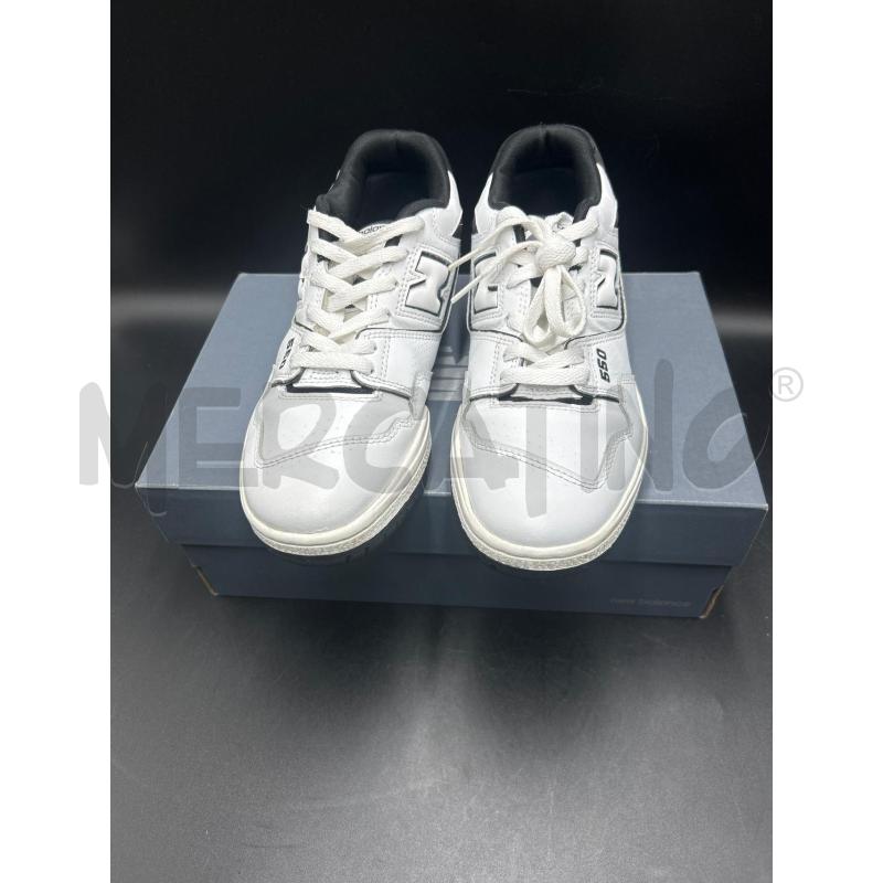 SCARPE UOMO NEW BALANCE BIANCHE E NERE | Mercatino dell'Usato Torino nizza 1