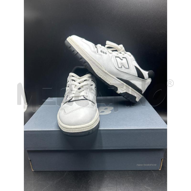 SCARPE UOMO NEW BALANCE BIANCHE E NERE | Mercatino dell'Usato Torino nizza 4