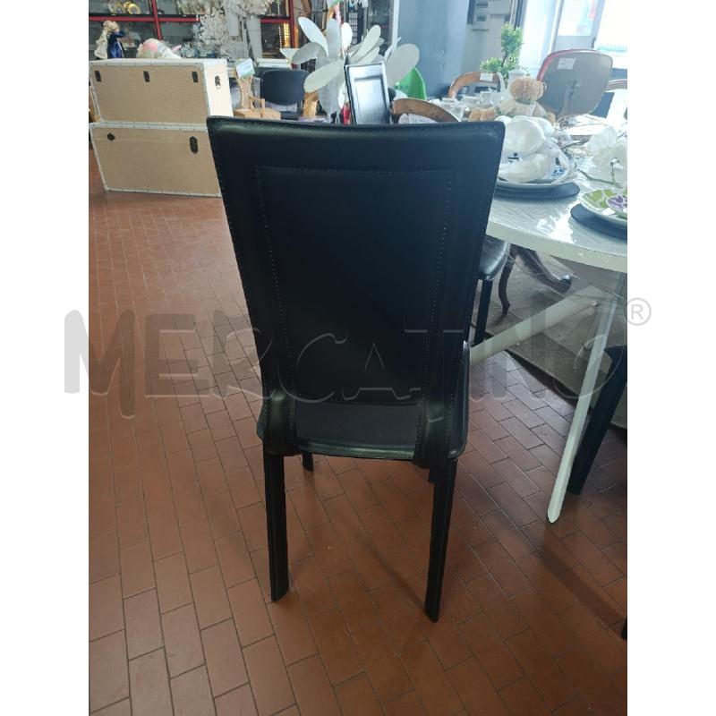 SEDIE PZ. 4 NERE SCHIENALE ALTO | Mercatino dell'Usato Torino nizza 3
