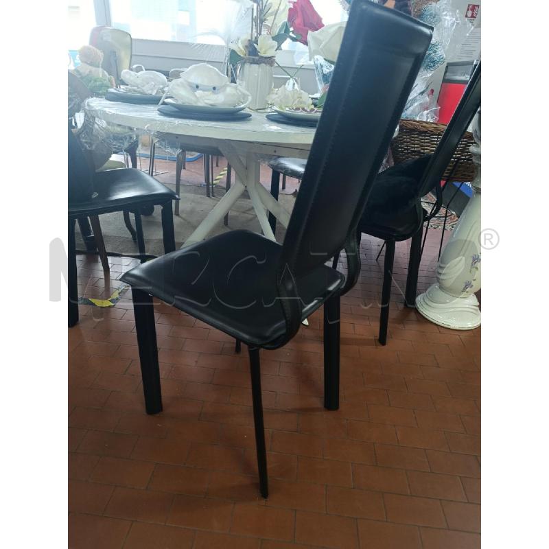 SEDIE PZ. 4 NERE SCHIENALE ALTO | Mercatino dell'Usato Torino nizza 4