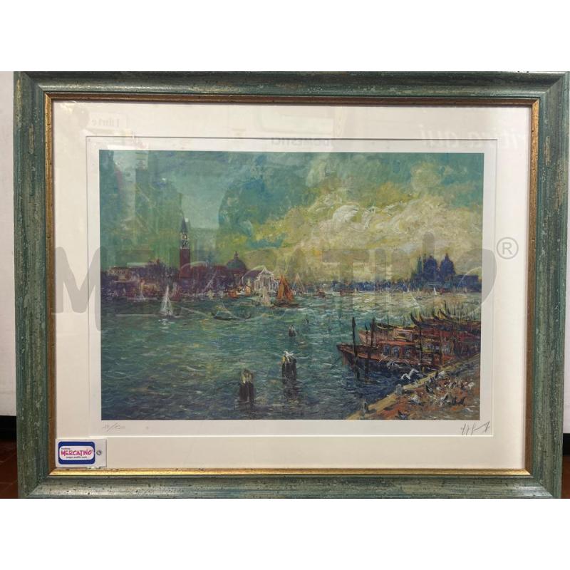 SERIGRAFIA GONZAGA GRAN CANALE SERIE 17/150 | Mercatino dell'Usato Torino nizza 1