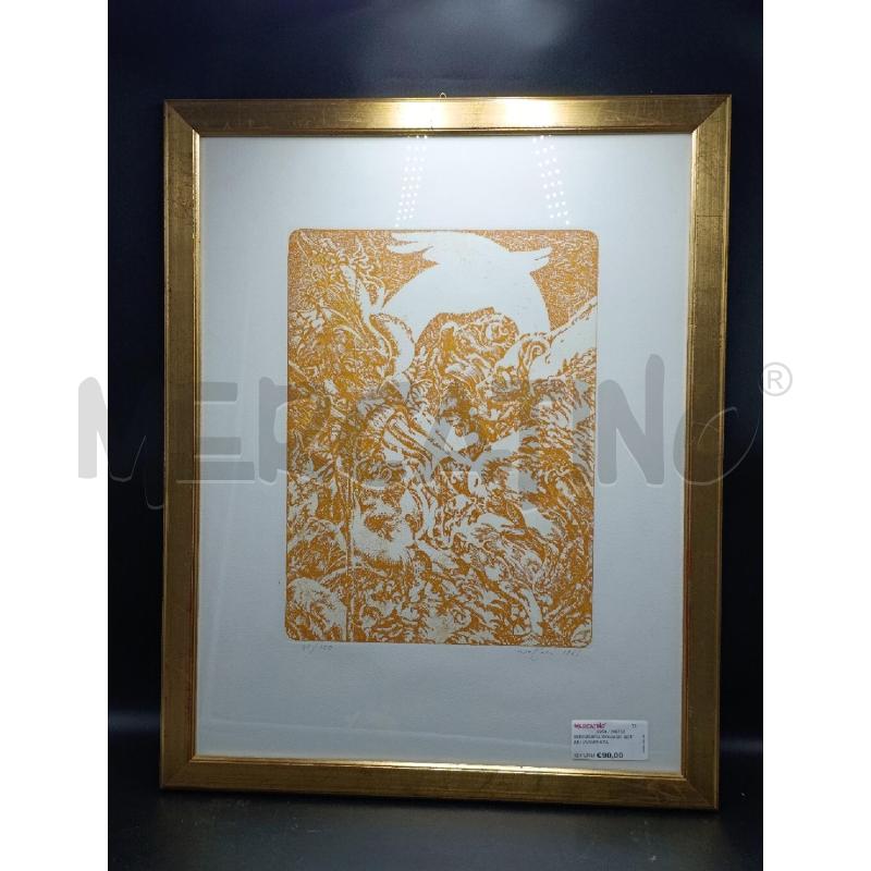 SERIGRAFIA ROMANO NOTARI MUMERATA | Mercatino dell'Usato Torino nizza 1