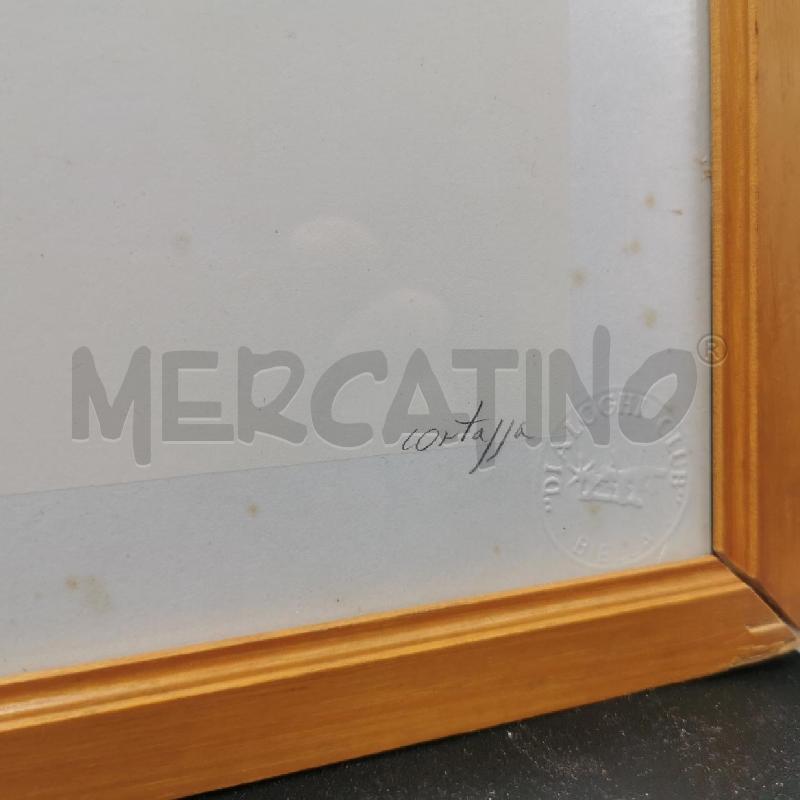 SERIGRAFIA SU CARTA GIORGIO CARTASSA BIMBO E GATTO  | Mercatino dell'Usato Torino nizza 2