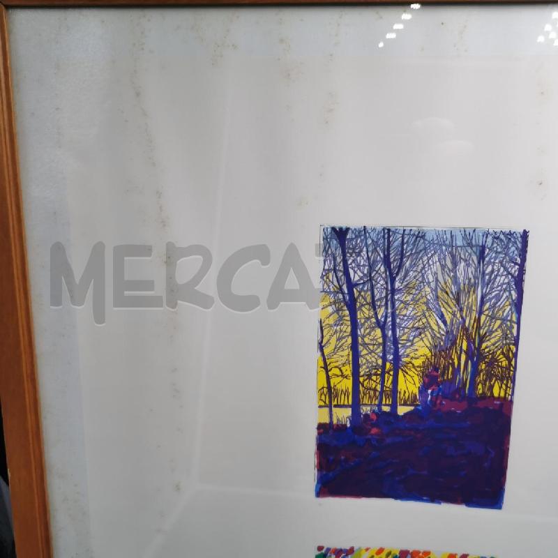 SERIGRAFIA SU CARTA IMMAGINE BOSCO | Mercatino dell'Usato Torino nizza 4