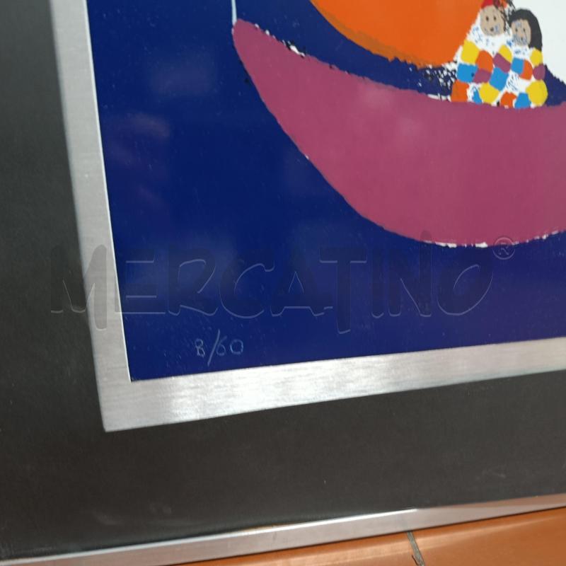 SERIGRAFIA WALTER POZZI REGATA DI INNAMORATI | Mercatino dell'Usato Torino nizza 5