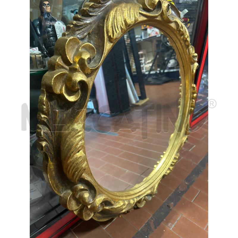 SPECCHIO CORNICE DORATA TONDA | Mercatino dell'Usato Torino nizza 2