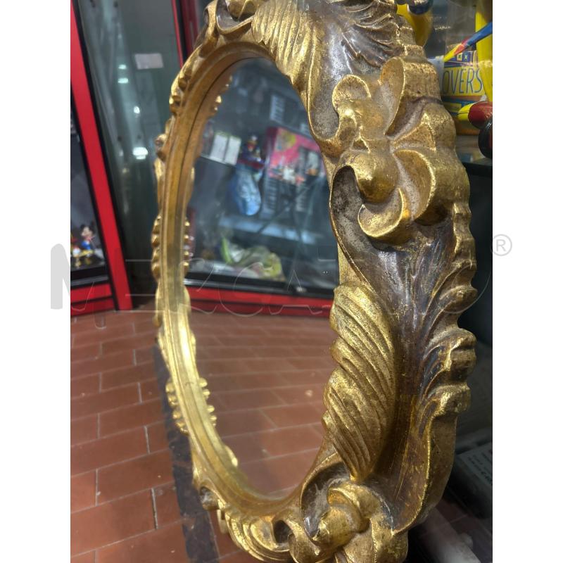 SPECCHIO CORNICE DORATA TONDA | Mercatino dell'Usato Torino nizza 4