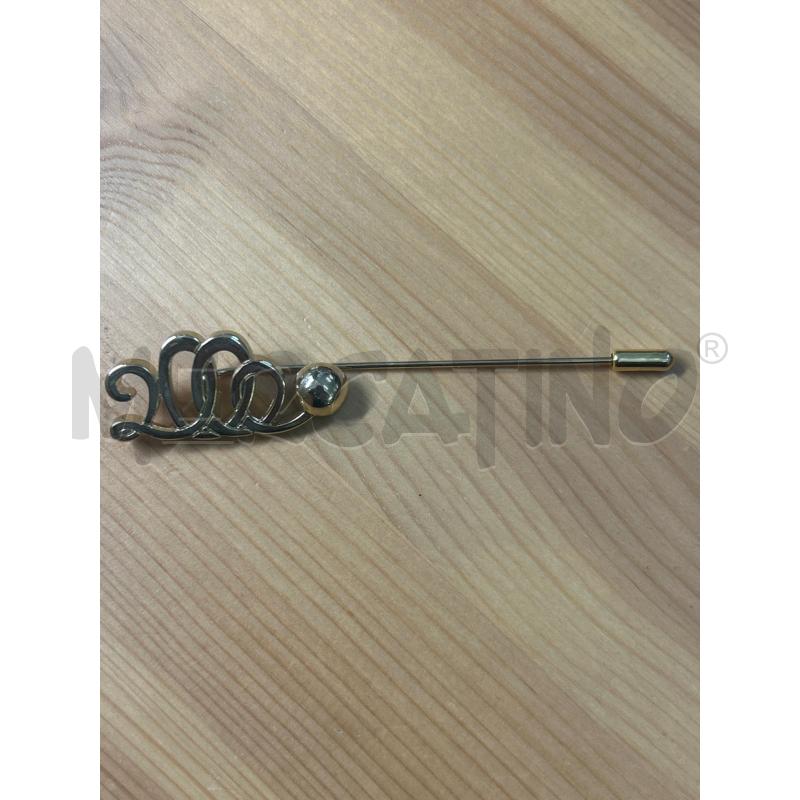 SPILLA SALVATORE FERRAGAMO DORATA DISEGNO  | Mercatino dell'Usato Torino nizza 1