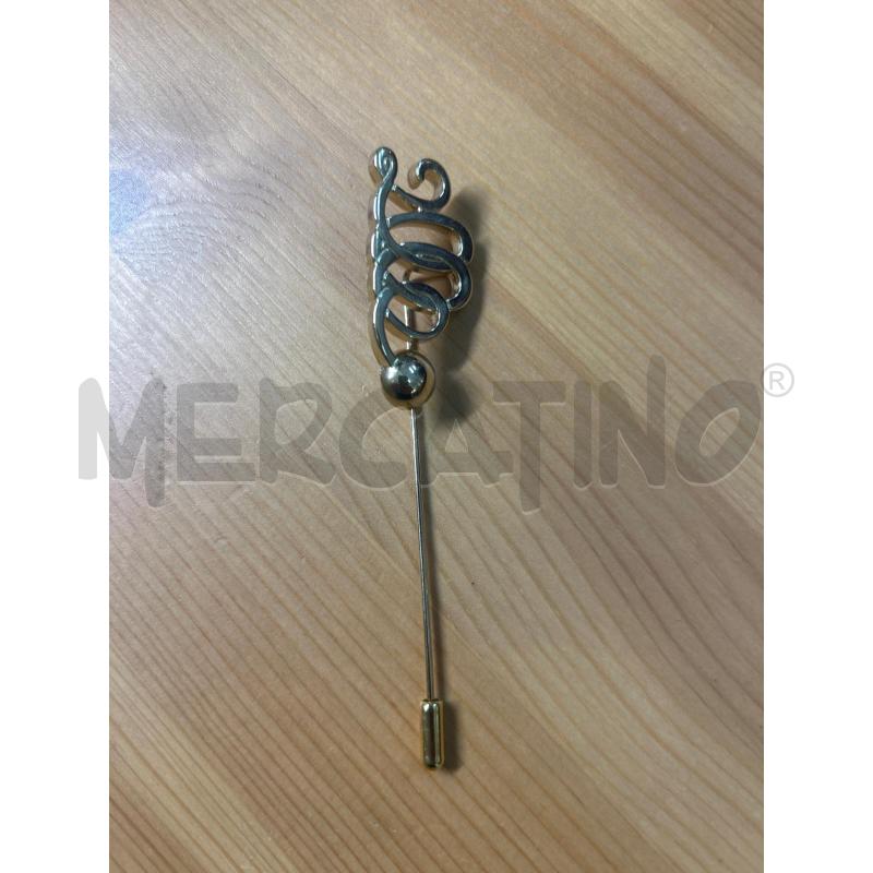 SPILLA SALVATORE FERRAGAMO DORATA DISEGNO  | Mercatino dell'Usato Torino nizza 4