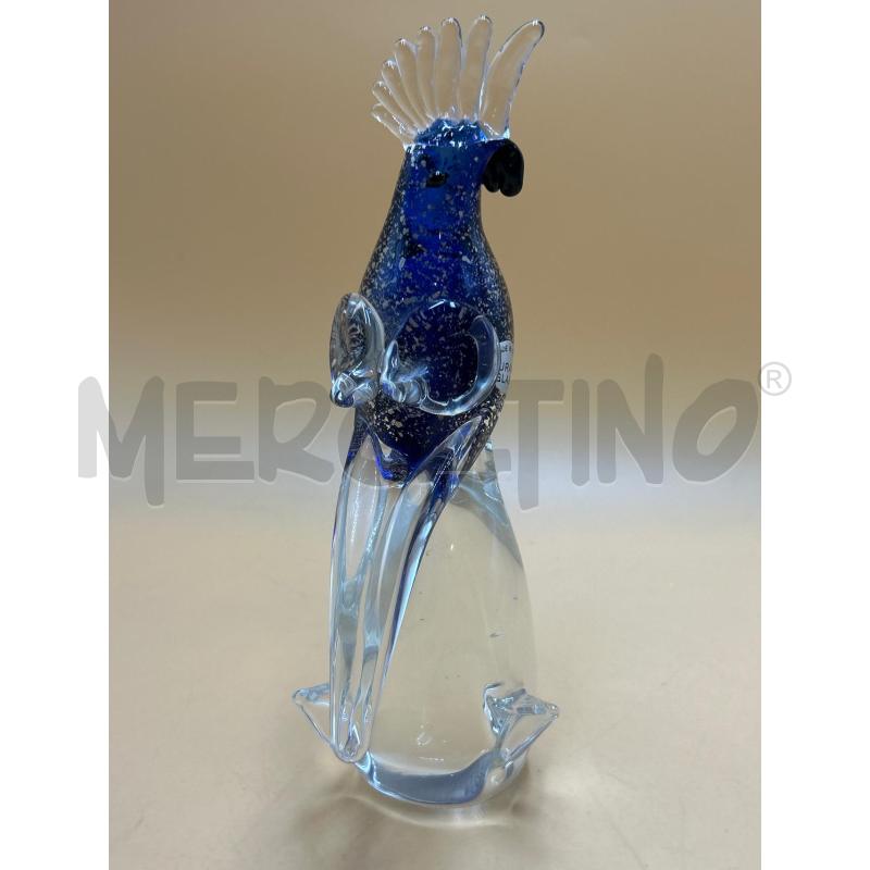 STATUETTA IN MURANO PAPPAGALLO | Mercatino dell'Usato Torino nizza 1