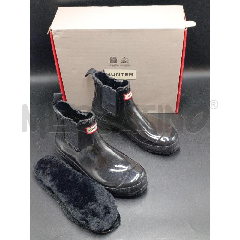 STIVALETTI DONNA  HUNTER NERO  | Mercatino dell'Usato Torino nizza 2