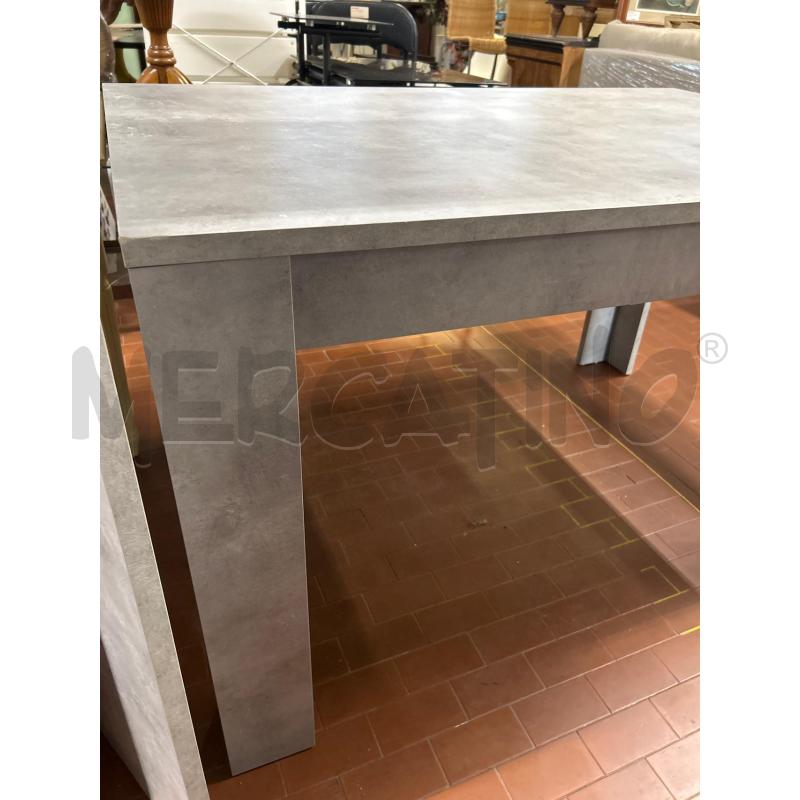 TAVOLO RETTANGOLARE GRIGIO SCURO SFUMATO | Mercatino dell'Usato Torino nizza 3