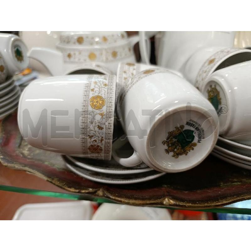 TAZZE PZ. 6 DECORO DORATO BAVARIA GERMANY | Mercatino dell'Usato Torino nizza 2