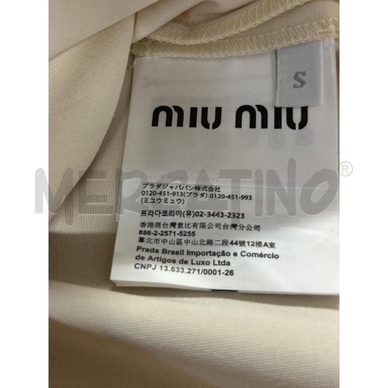 TOP MIU MIU BEIGE | Mercatino dell'Usato Torino nizza 4