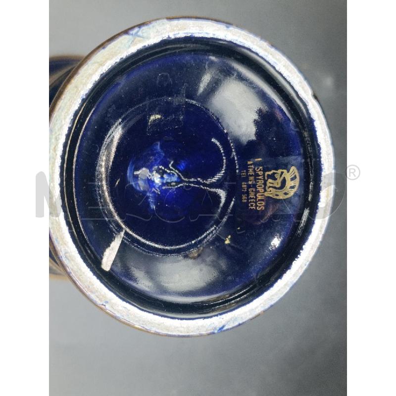 VASO GRECIA BLU E DORATO | Mercatino dell'Usato Torino nizza 4