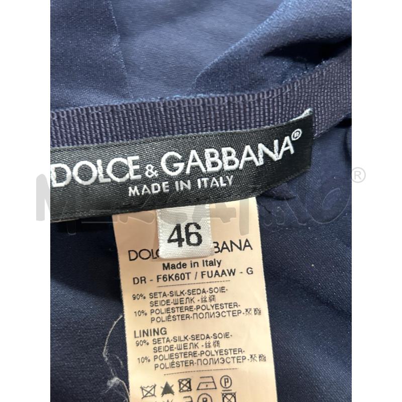 VESTITO DONNA DOLCE E GABBANA BLU | Mercatino dell'Usato Torino nizza 4