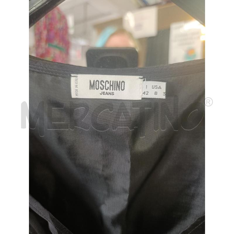 VESTITO DONNA MOSCHINO NERO IN SETA | Mercatino dell'Usato Torino nizza 2