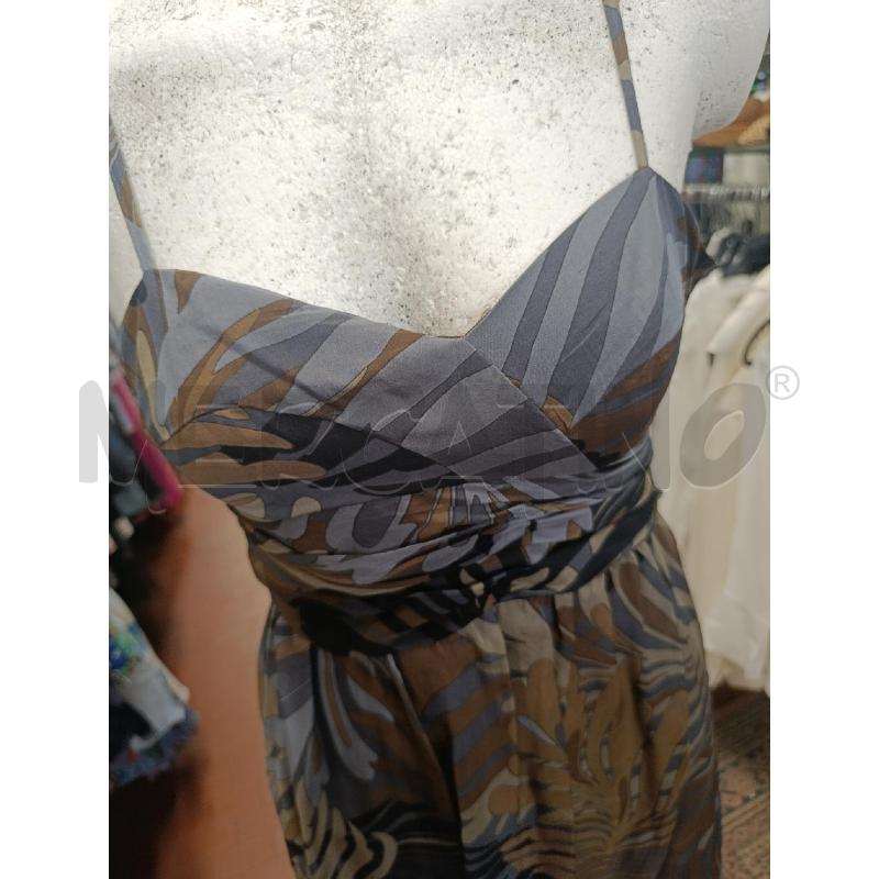VESTITO DONNA SAHZÀ CON FOGLIE | Mercatino dell'Usato Torino nizza 3
