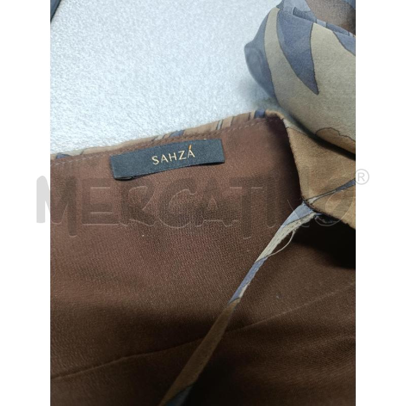VESTITO DONNA SAHZÀ CON FOGLIE | Mercatino dell'Usato Torino nizza 4