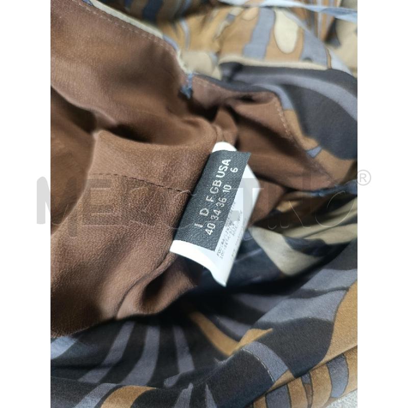 VESTITO DONNA SAHZÀ CON FOGLIE | Mercatino dell'Usato Torino nizza 5