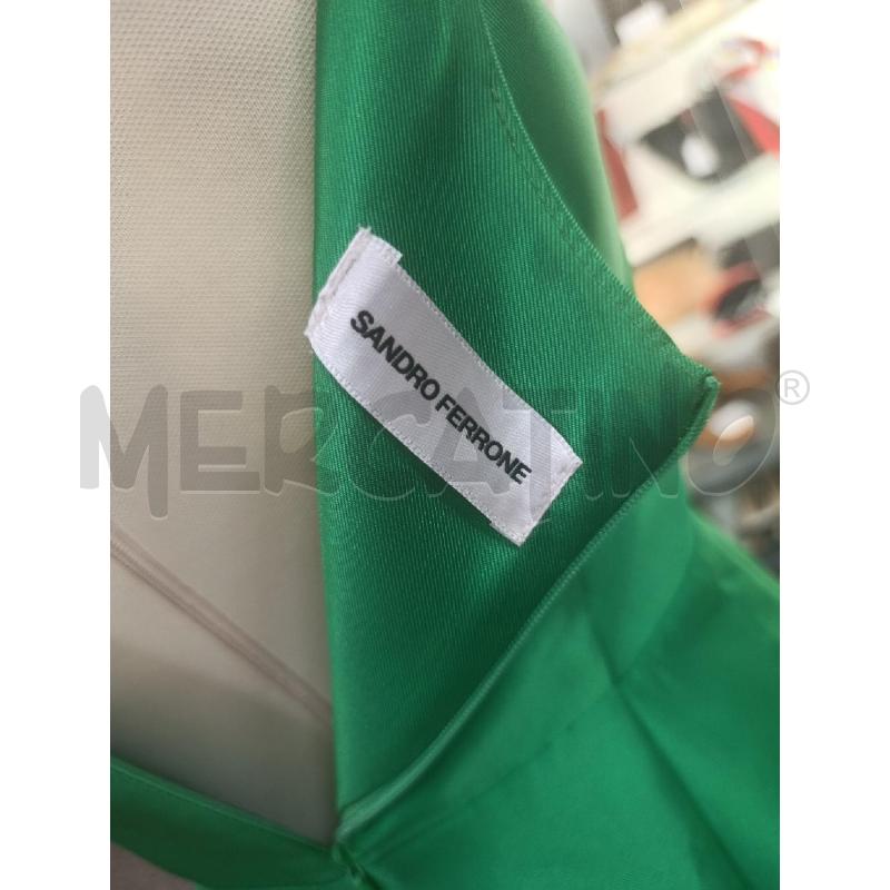 VESTITO DONNA SANDRO FERRONE VERDE | Mercatino dell'Usato Torino nizza 4