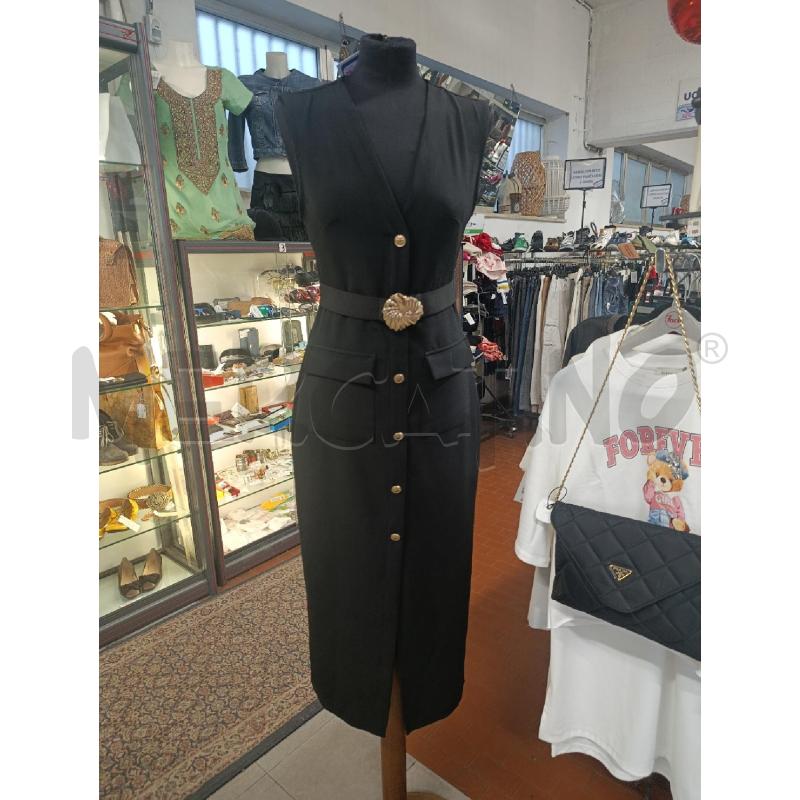 VESTITO DONNA TUBINO ZARA LUNGO CON BOTTONI E CONCHIGLIA | Mercatino dell'Usato Torino nizza 1
