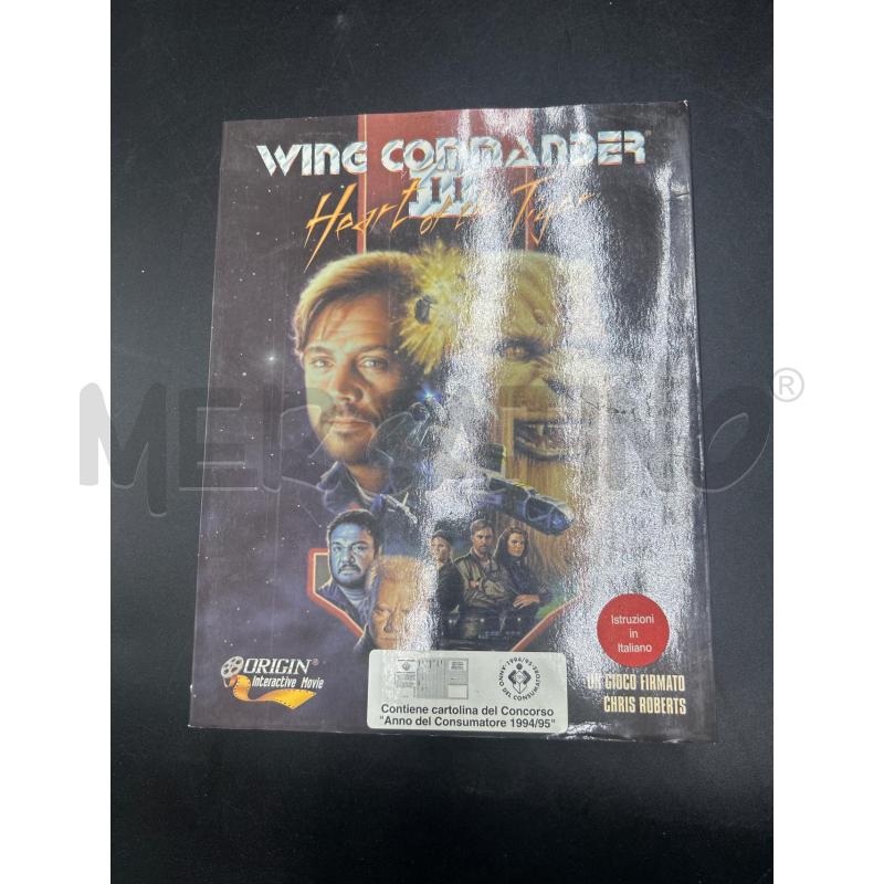 VIDEO GIOCO PC BOX WING COMMANDER III | Mercatino dell'Usato Torino nizza 1