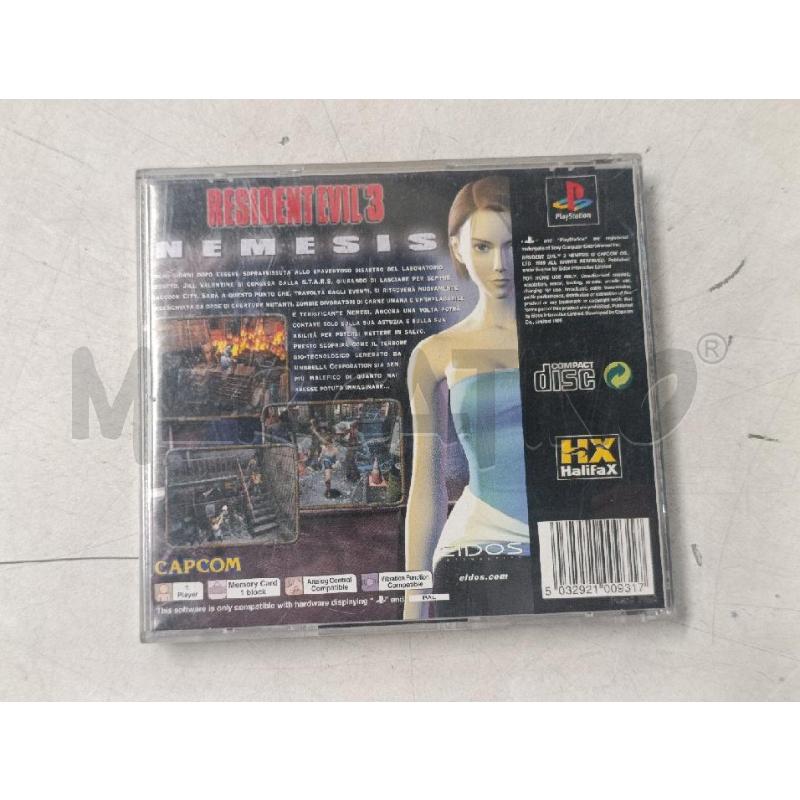 VIDEO GIOCO RESIDENT EVIL 3 | Mercatino dell'Usato Torino nizza 3
