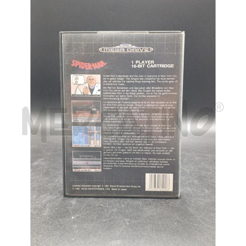 VIDEO GIOCO SEGA MEGA DRIVE SPIDERMAN | Mercatino dell'Usato Torino nizza 4