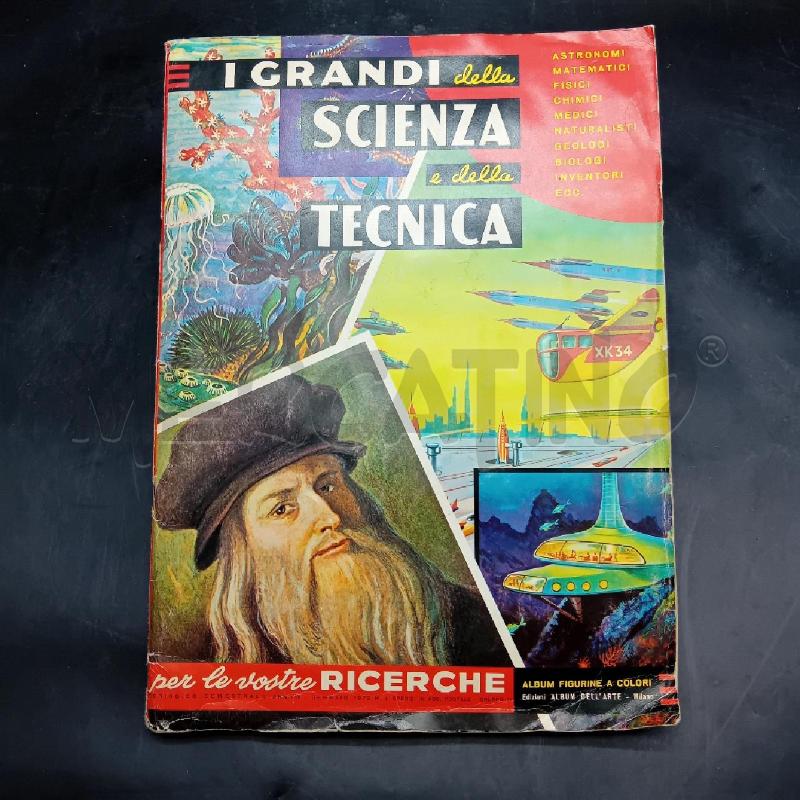 ALBUM FIGURINE I GRANDI DELLA SCIENZA E DELLA TECNICA  | Mercatino dell'Usato Alpignano 1