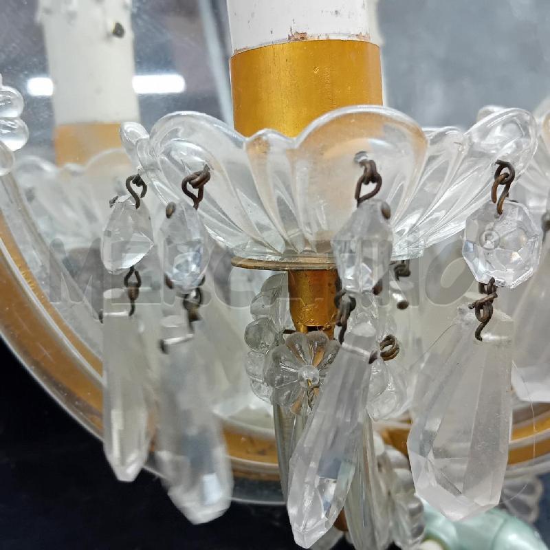 APPLIQUE CON SPECCHIO DOPPIA LUCE | Mercatino dell'Usato Alpignano 3