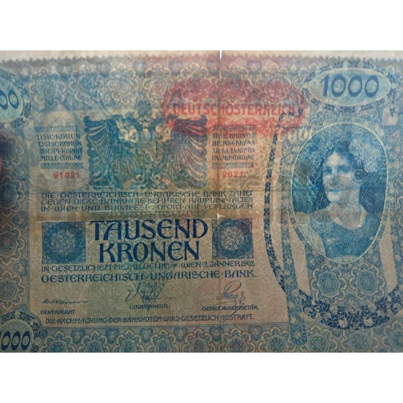 BANCONOTA AUSTRO UNGHERESE 1000 CORONE | Mercatino dell'Usato Alpignano 4