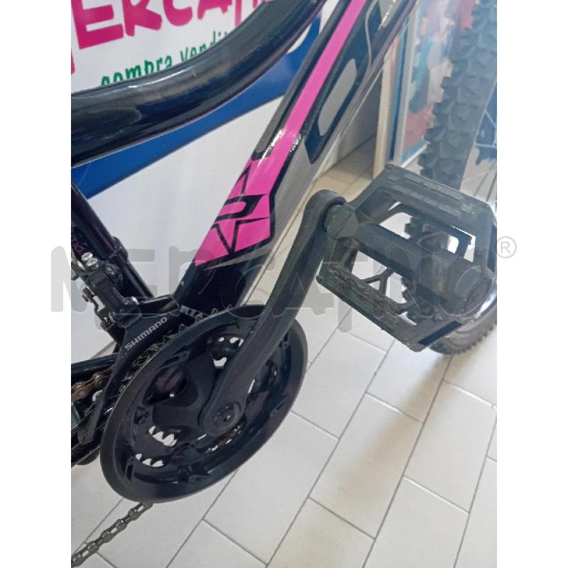 BICICLETTA DONNA NERA ROSA  | Mercatino dell'Usato Alpignano 5