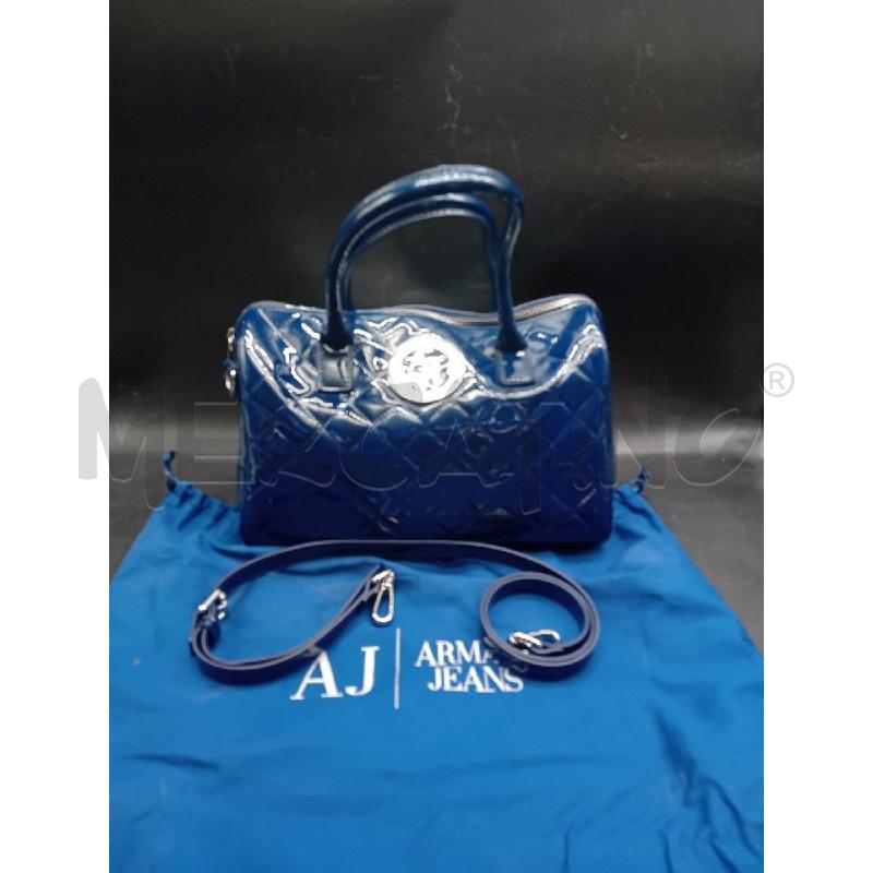 BORSA DONNA ARMANIJEANS BLU VERNICE | Mercatino dell'Usato Alpignano 1