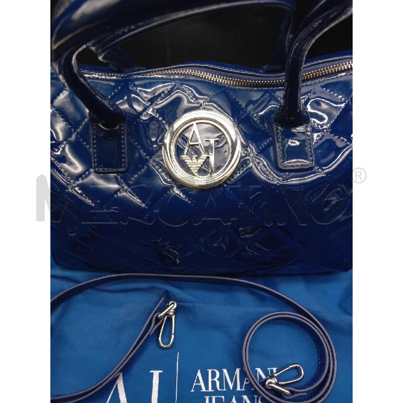 BORSA DONNA ARMANIJEANS BLU VERNICE | Mercatino dell'Usato Alpignano 2